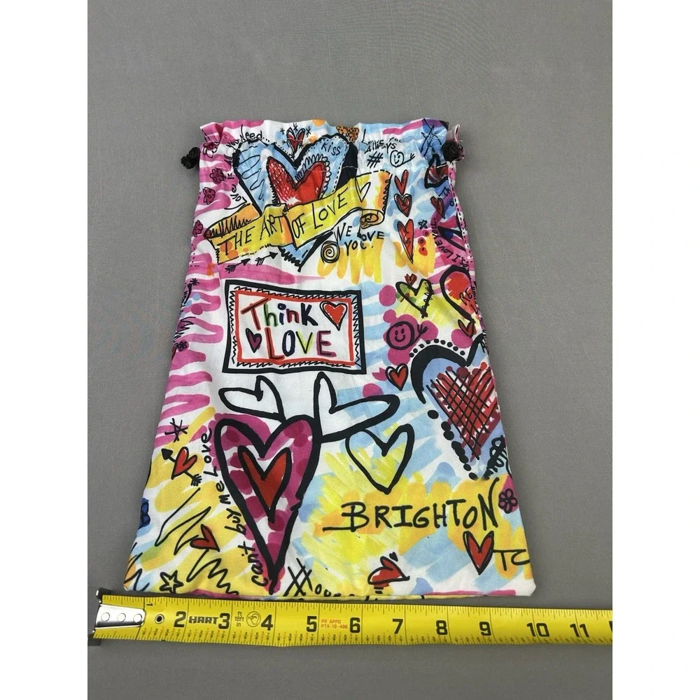 Brighton Love Hearts‎ Drawstring Jewelry Or Shoes Big Dust Bag